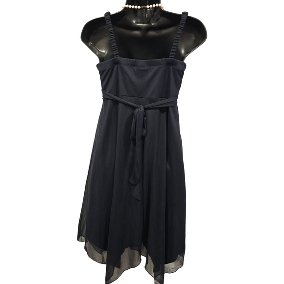 Enfocus Studio Navy Blue Sequin Accented Dress - Picture 2 of 7